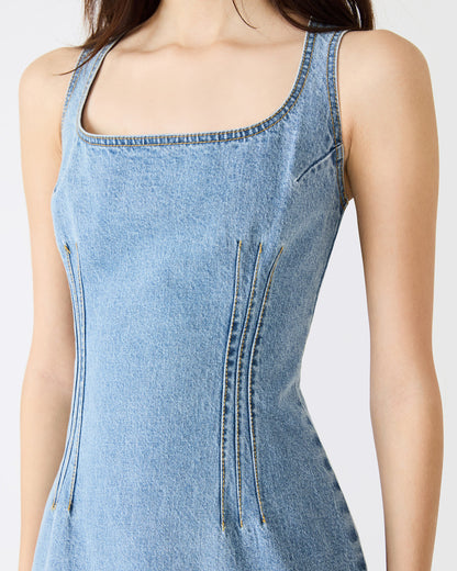NOELLE Forever Blue Denim Mini Women's Dress - Steve Madden