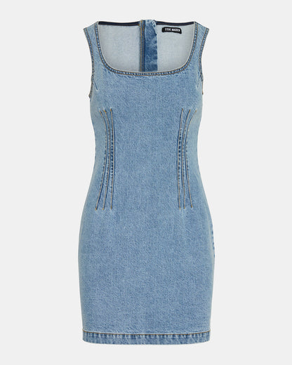 NOELLE Forever Blue Denim Mini Women's Dress - Steve Madden