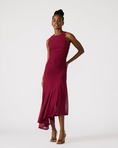 LANEY Red Women's Sleeveless Flowy Dress - Steve Madden