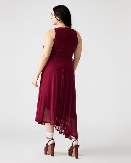 LANEY Red Women's Sleeveless Flowy Dress - Steve Madden
