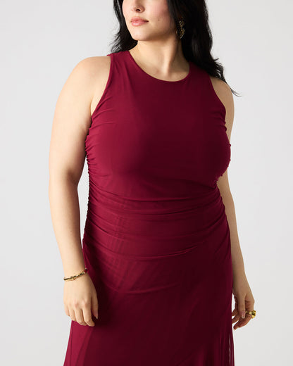 LANEY Red Women's Sleeveless Flowy Dress - Steve Madden