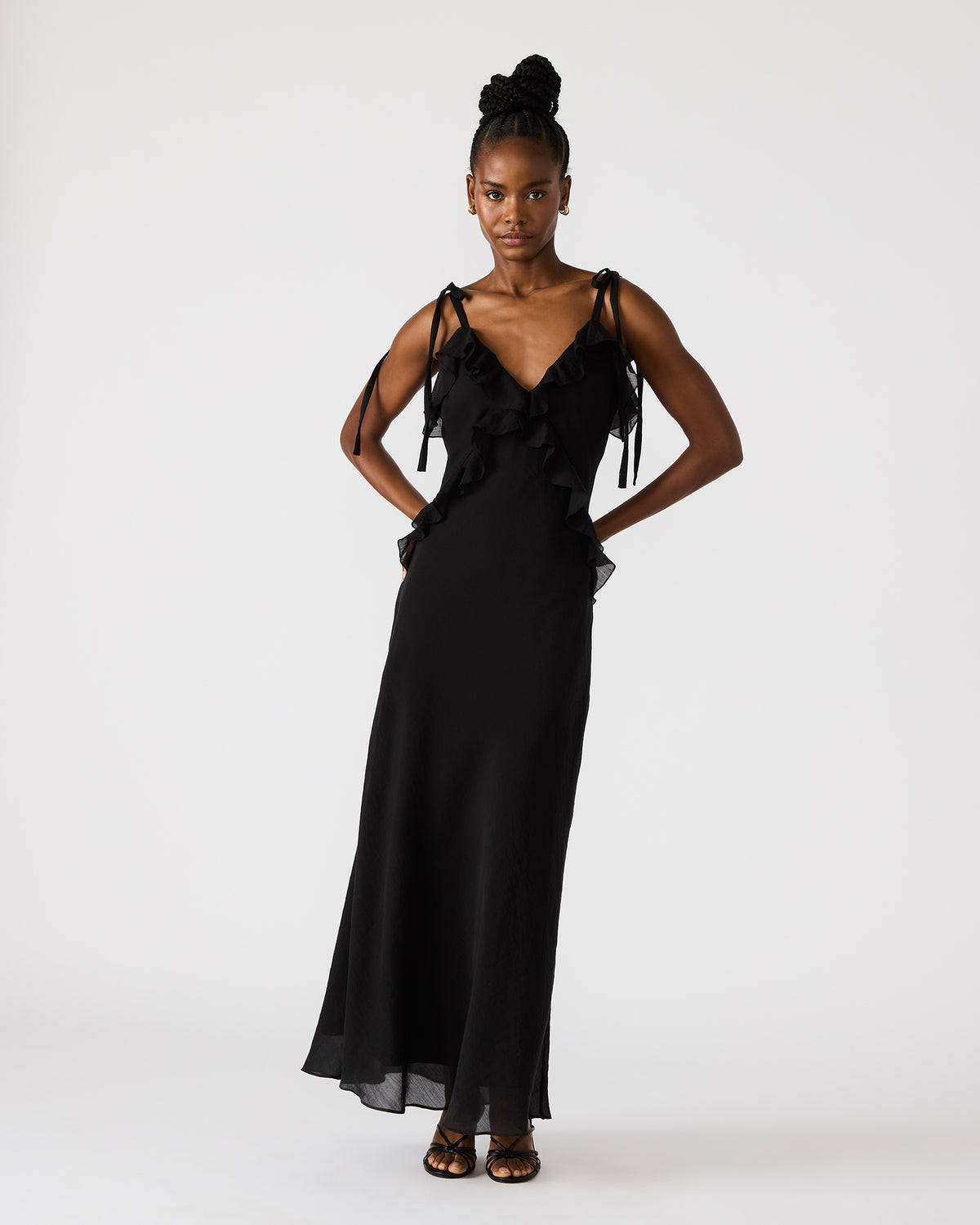 ADALINA Black Women's Maxi Dress - Steve Madden