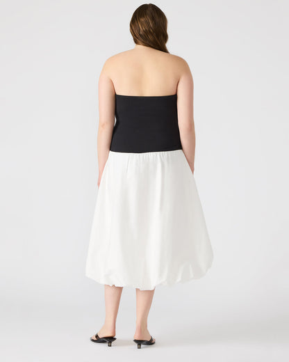 OLIVER Dress Smoke Strapless Midi Bubble Dress | Women's Dresses - Steve Madden