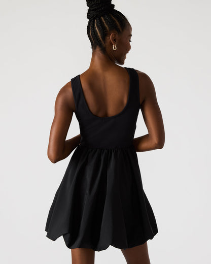 PALERMO Black Women's Mini Bubble-Hem Dress - Steve Madden