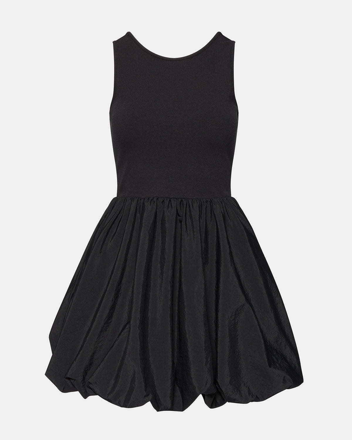 PALERMO Black Women's Mini Bubble-Hem Dress - Steve Madden