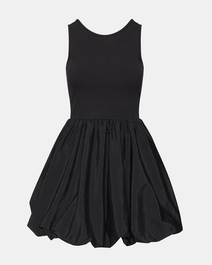 PALERMO Black Women's Mini Bubble-Hem Dress - Steve Madden