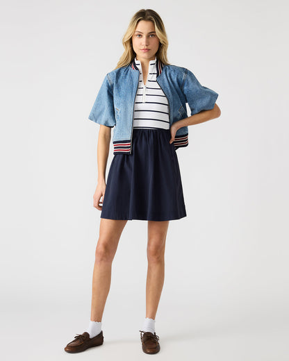 LYON Navy Women's Collared Sleeveless Flowy Dress - Steve Madden