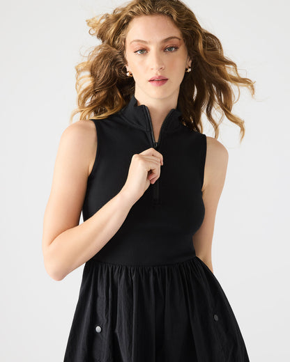 BERLIN White Women's Mock Neck Midi Dress - Steve Madden
