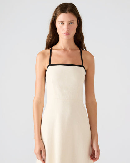 RIYAN Natural Women's Flowy Strappy Crossback Maxi Dress - Steve Madden