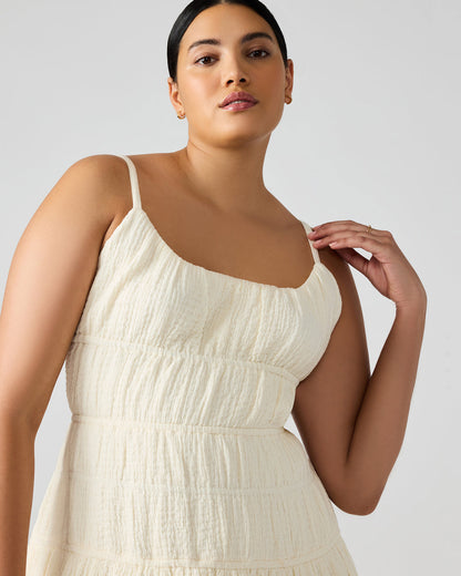 TOBY Ivory Maxi Flowy Bow Women's Dress - Steve Madden