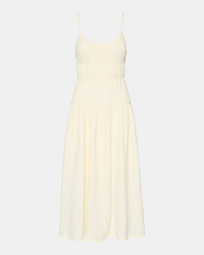 TOBY Ivory Maxi Flowy Bow Women's Dress - Steve Madden