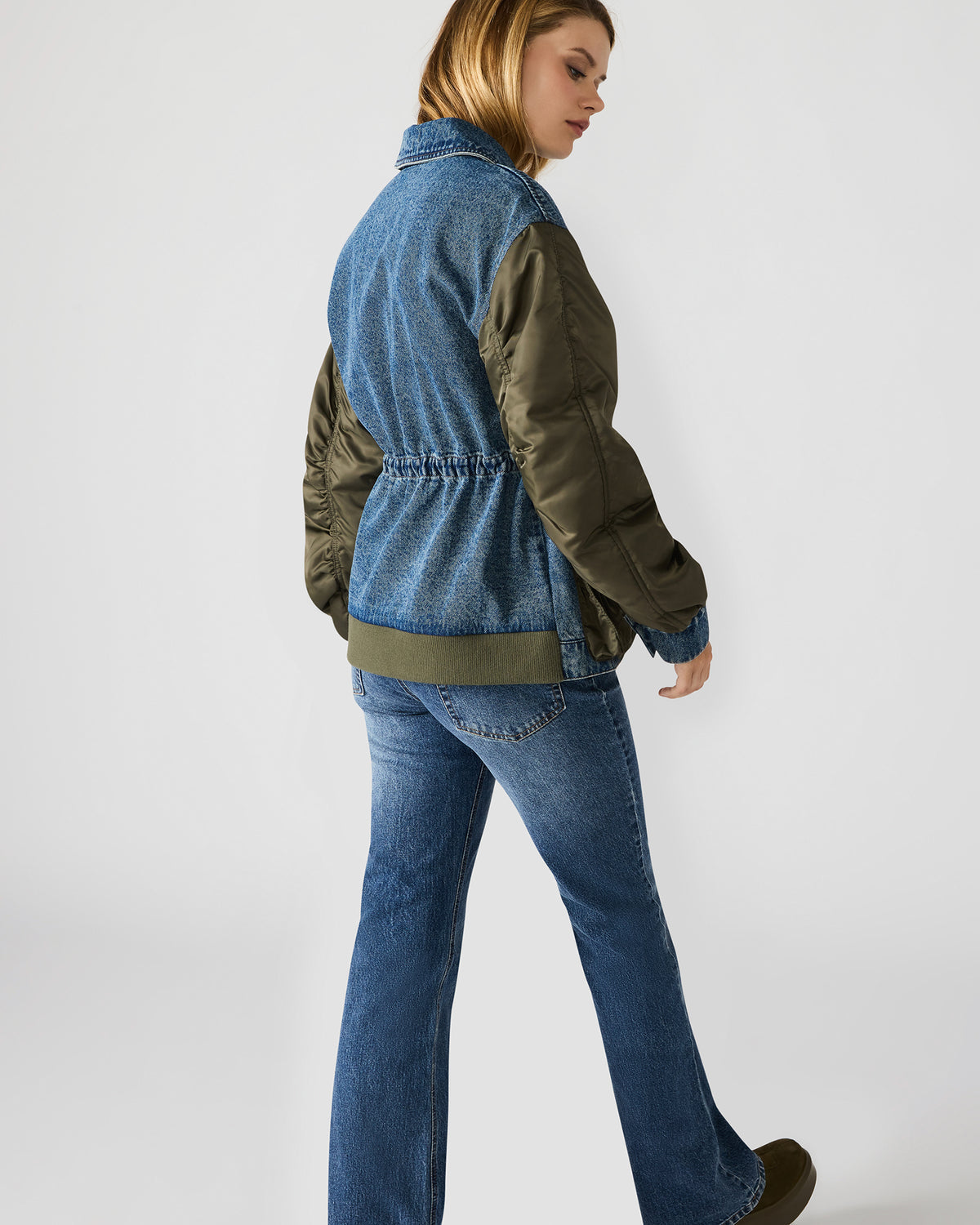 JOIE Dark Navy Long-Sleeved Button-Up Collared Women's Jacket - Steve Madden
