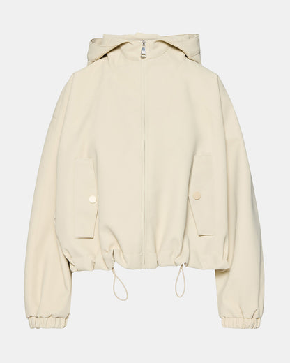 LUMI Bone Women's Faux Leather Hooded Jacket - Steve Madden