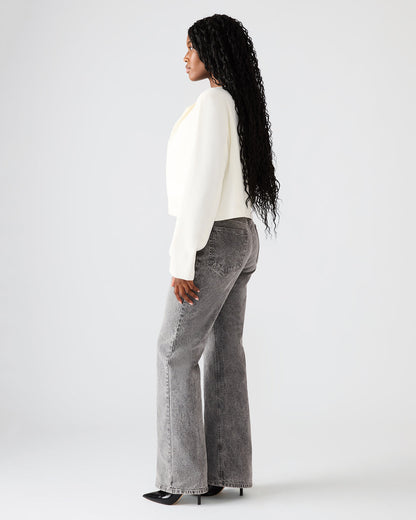 SERENEA White Women's Long-Sleeved Open-Front Blazer - Steve Madden