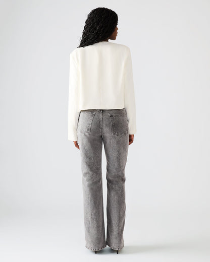 SERENEA White Women's Long-Sleeved Open-Front Blazer - Steve Madden