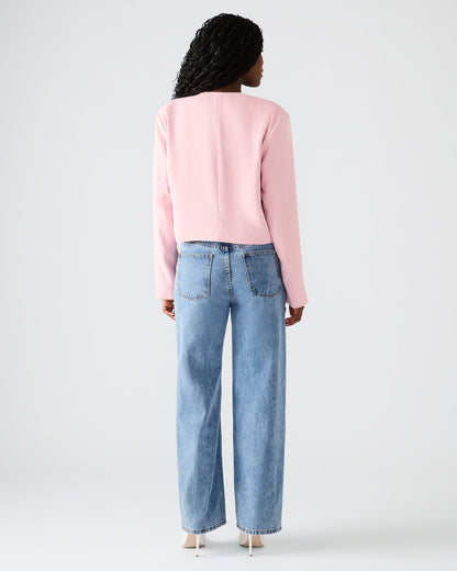 SERENEA Powder Puff Women's Long-Sleeved Open-Front Blazer - Steve Madden