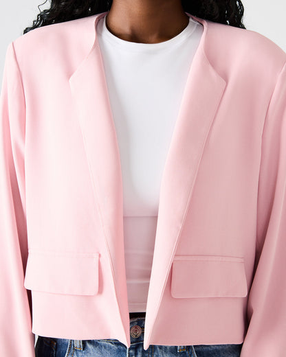 SERENEA Powder Puff Women's Long-Sleeved Open-Front Blazer - Steve Madden