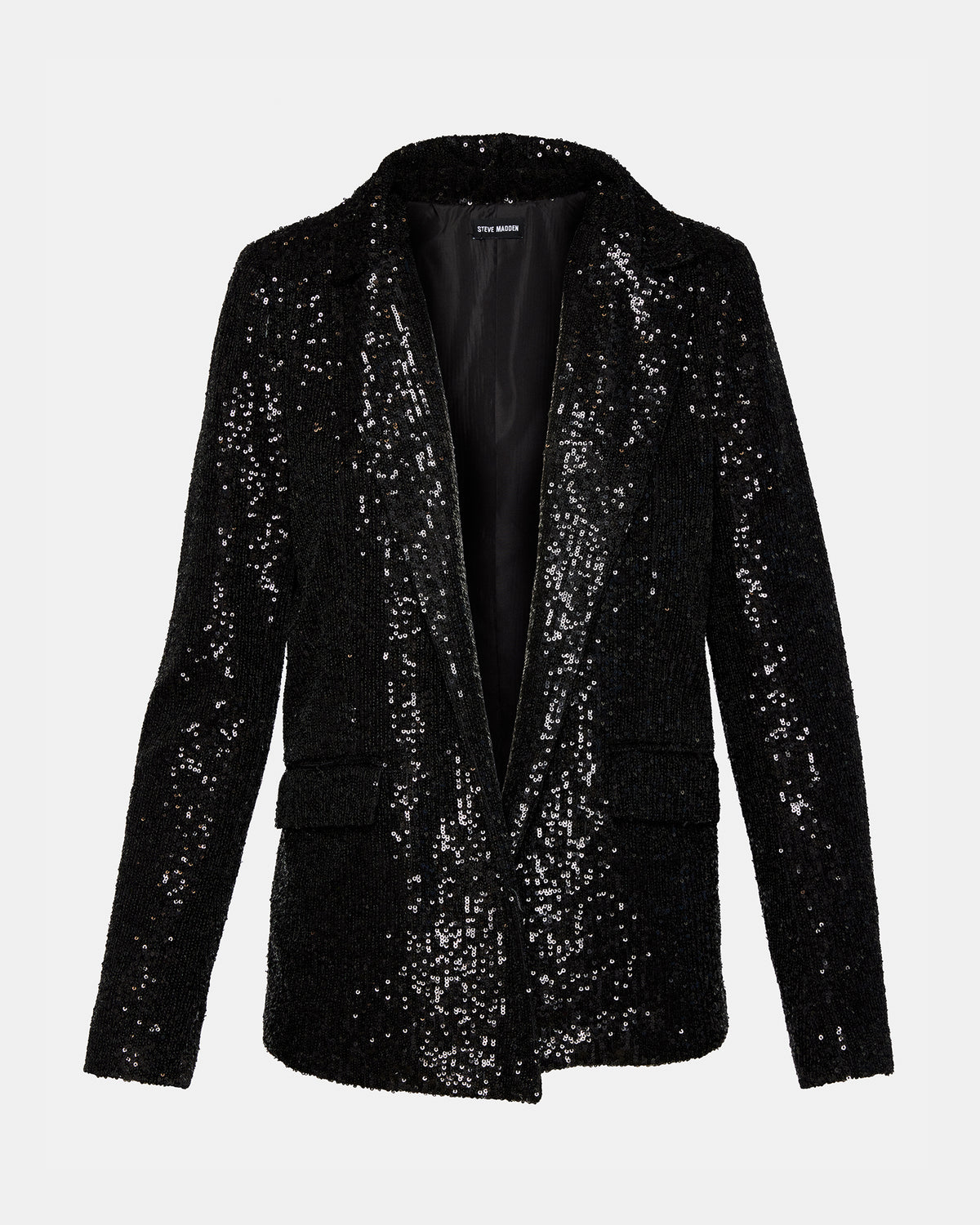 PAYTON Sequin Blazer Black | Women's Blazers - Steve Madden