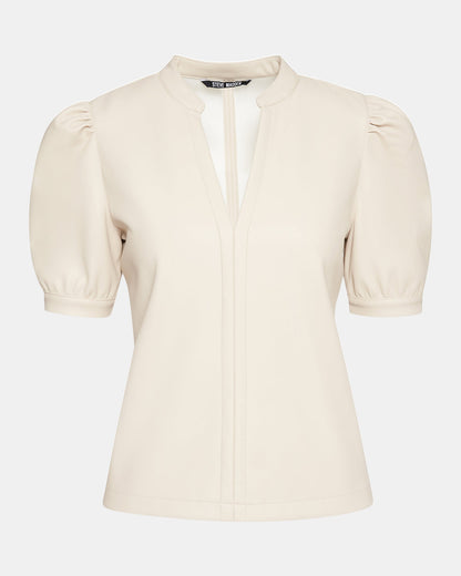 JANE Bone Women's Short-Sleeved Suede Top - Steve Madden