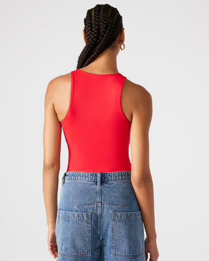 NICO Red Women's Contour Stretch Bodysuit - Steve Madden