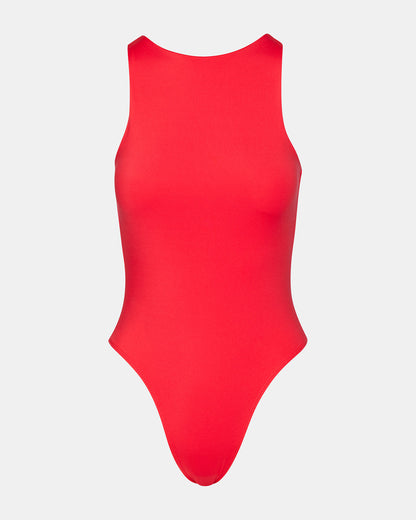 NICO Red Women's Contour Stretch Bodysuit - Steve Madden
