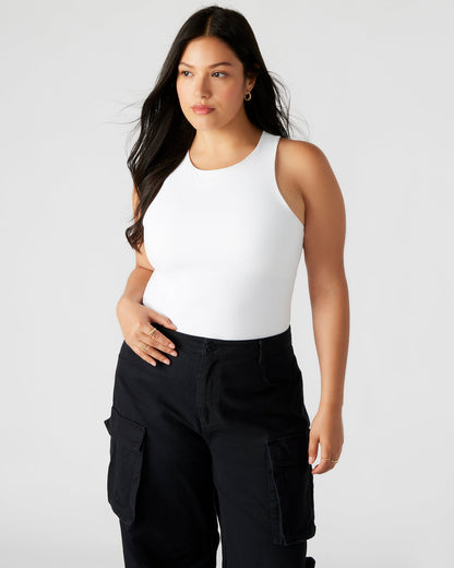 NICO White Women's Contour Stretch Bodysuit - Steve Madden