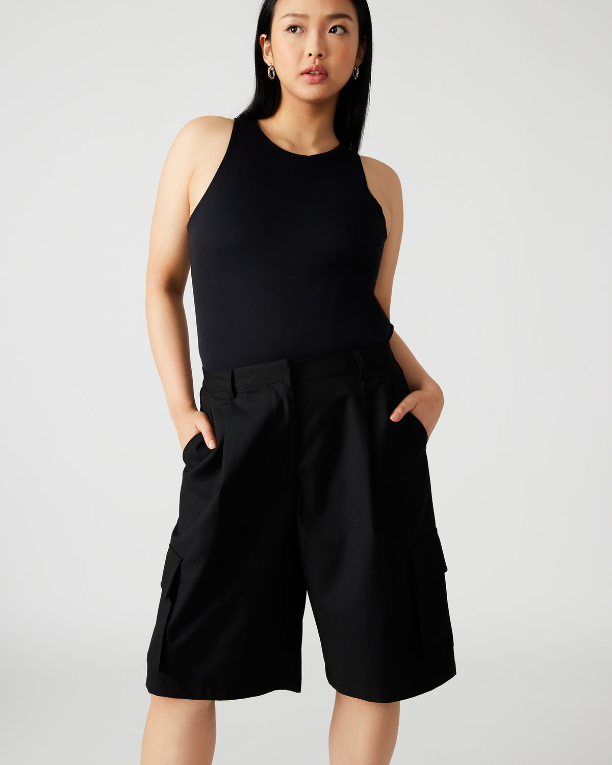 NICO Black Women's Contour Stretch Bodysuit - Steve Madden
