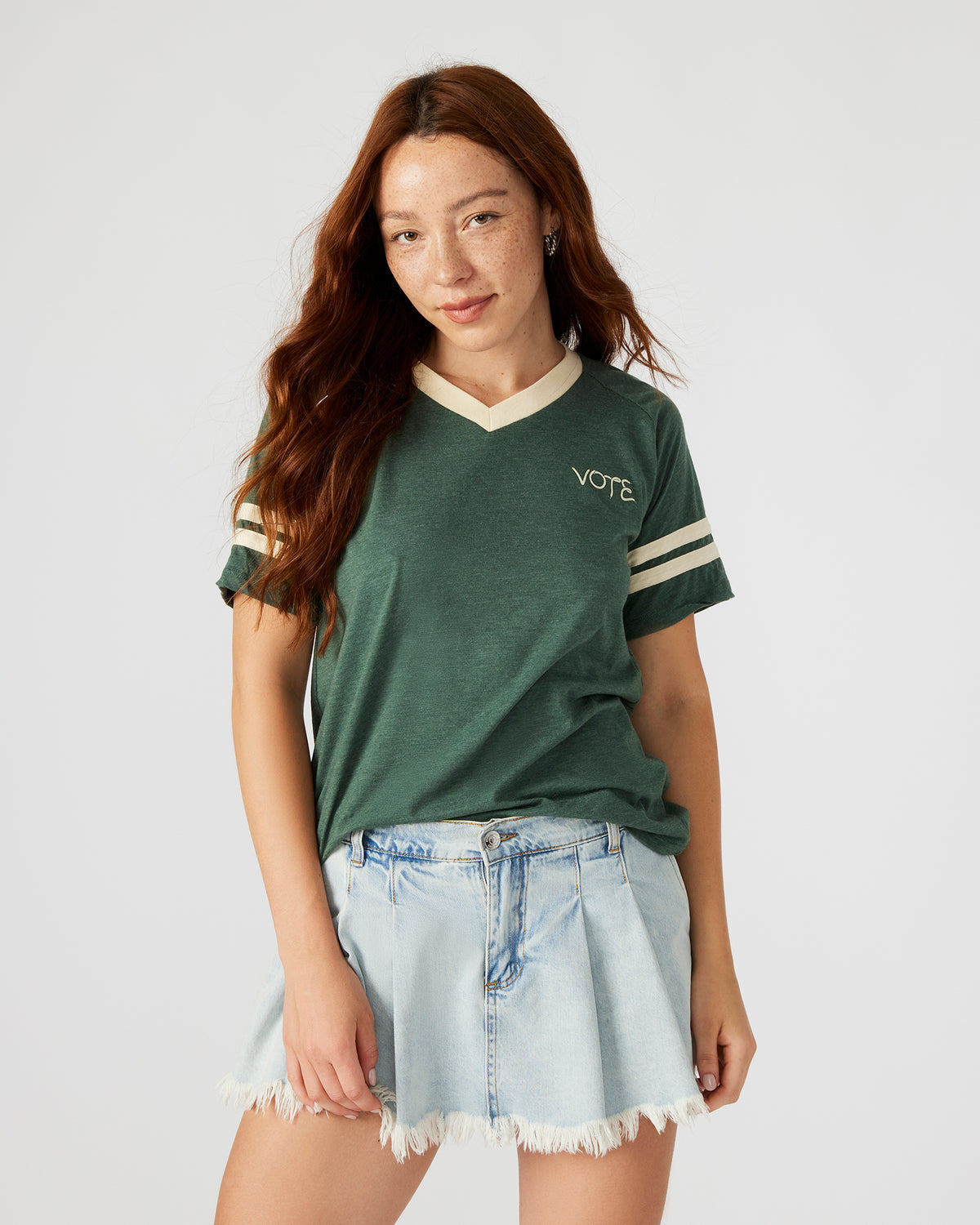 VOTE Green Unisex Short Sleeve Tee - Steve Madden