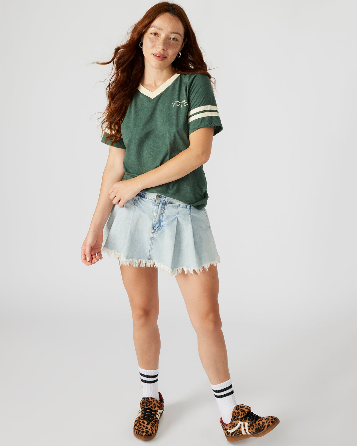 VOTE Green Unisex Short Sleeve Tee - Steve Madden