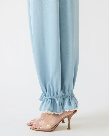 ROAN Dusty Blue Tie-Front Parachute Women's Pants - Steve Madden