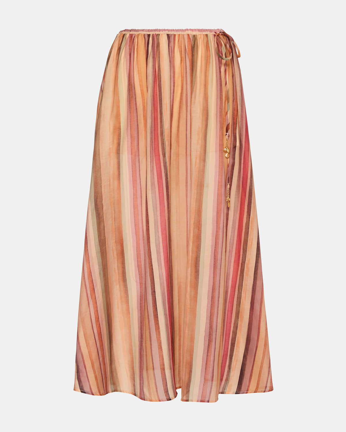 SHILLOH Stripe Detail Flowy Women's Maxi Skirt - Steve Madden