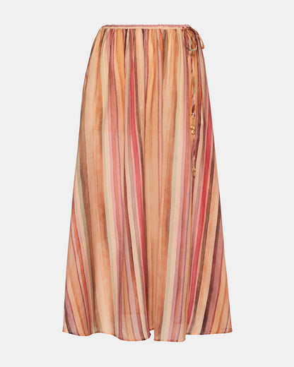 SHILLOH Stripe Detail Flowy Women's Maxi Skirt - Steve Madden
