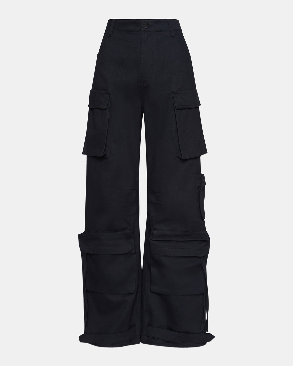 DUO Black Women's Utility Cargo Pants - Steve Madden