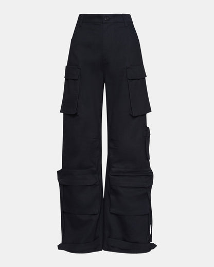 DUO Black Women's Utility Cargo Pants - Steve Madden