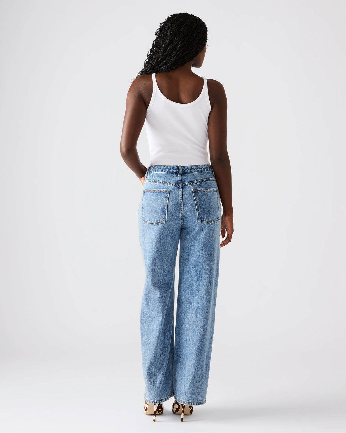 TAYLOR Jean Rhinestone Women's Cutout Jeans - Steve Madden