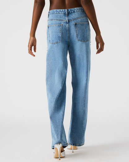 TAYLOR Jean Rhinestone Women's Cutout Jeans - Steve Madden