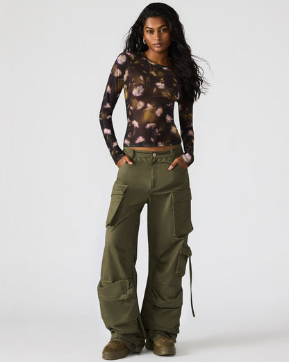 DUO Olive Women's Utility Cargo Pants - Steve Madden