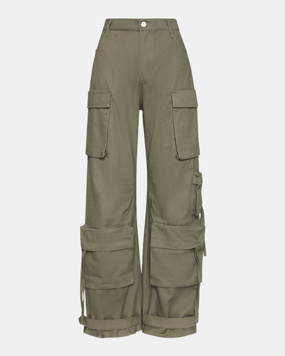 DUO Olive Women's Utility Cargo Pants - Steve Madden
