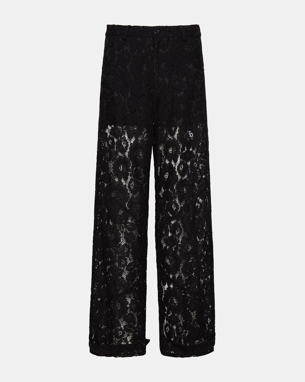 TRE Lace Black Mesh Barrel Low-Rise Women's Pant - Steve Madden