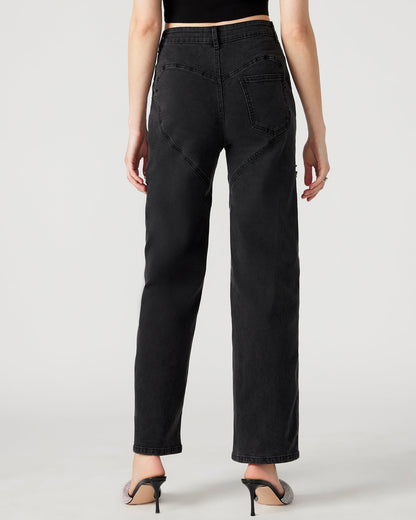 TAYLOR Jean Black Women's Cutout Jeans - Steve Madden