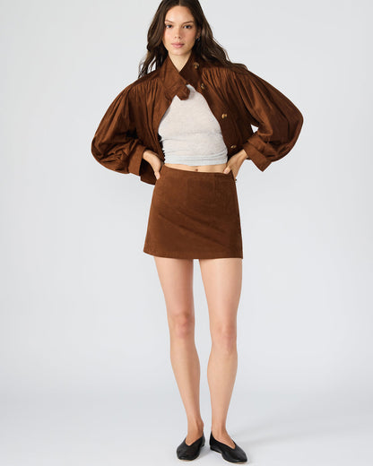 CINDI Skort Chicory Coffee Women's Mini Skort - Steve Madden