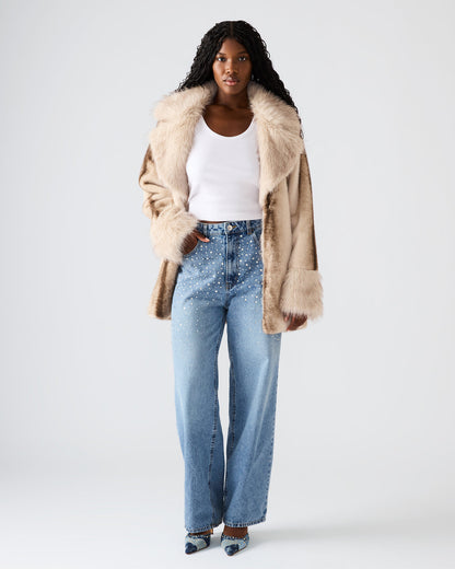 TAYLOR Jean Forever Blue Women's Cutout Jeans - Steve Madden