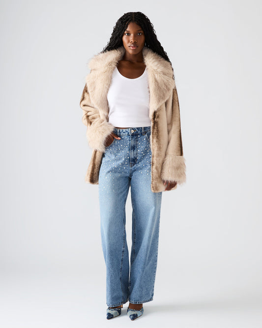 TAYLOR Jean Forever Blue Women's Cutout Jeans - Steve Madden