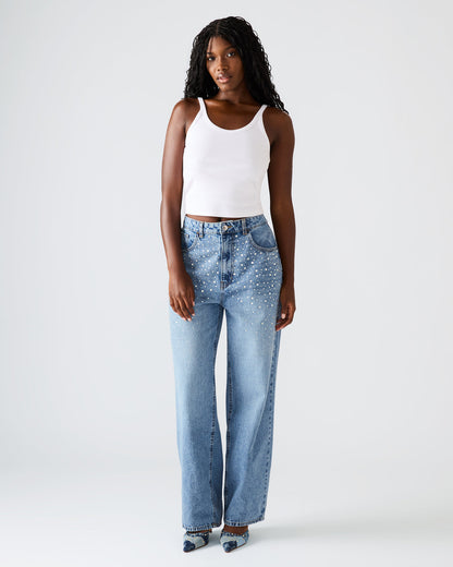 TAYLOR Jean Forever Blue Women's Cutout Jeans - Steve Madden