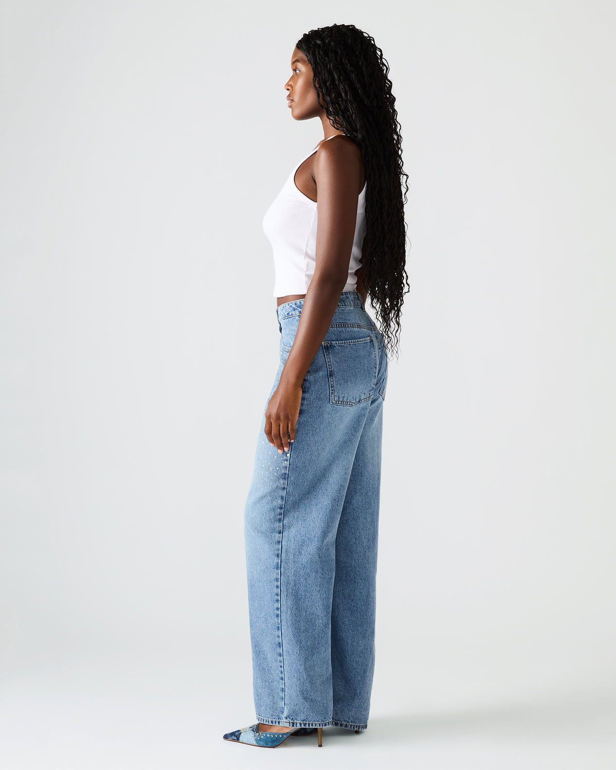 TAYLOR Jean Forever Blue Women's Cutout Jeans - Steve Madden