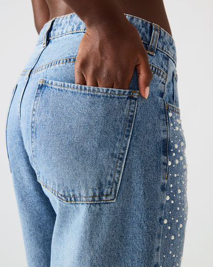 TAYLOR Jean Forever Blue Women's Cutout Jeans - Steve Madden