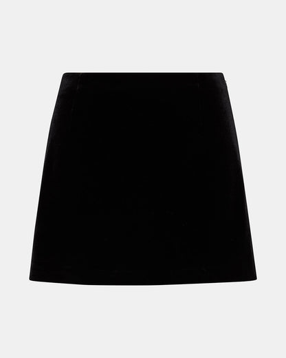 CINDI Velvet Black Women's Mini Skort - Steve Madden