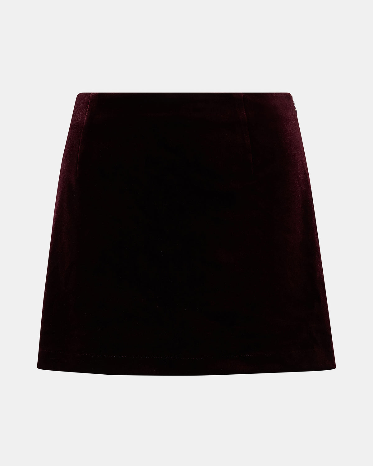 CINDI Velvet Wine Women's Mini Skort - Steve Madden