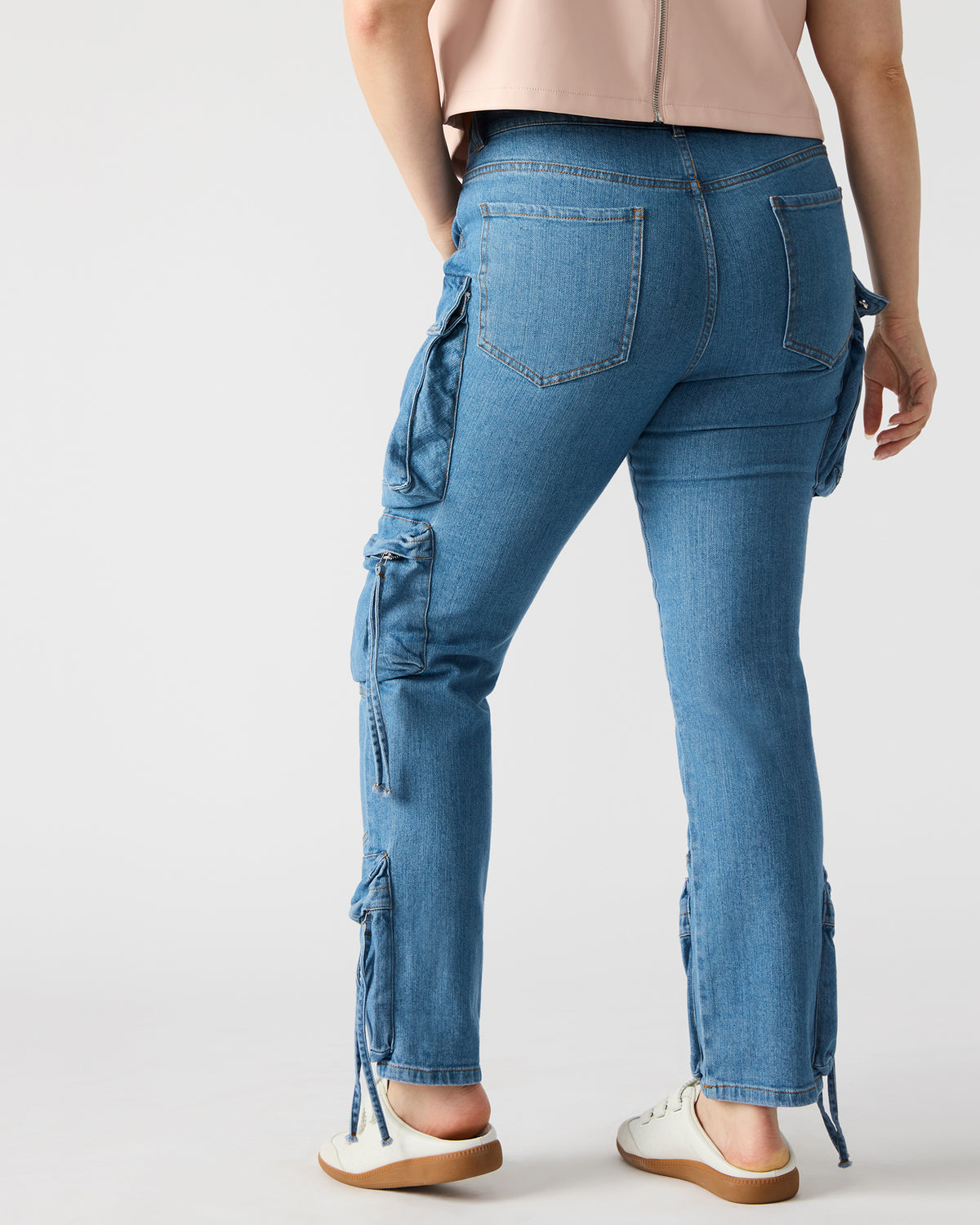 SKINNY DUO Denim Women's Skinny Cargo Pants - Steve Madden