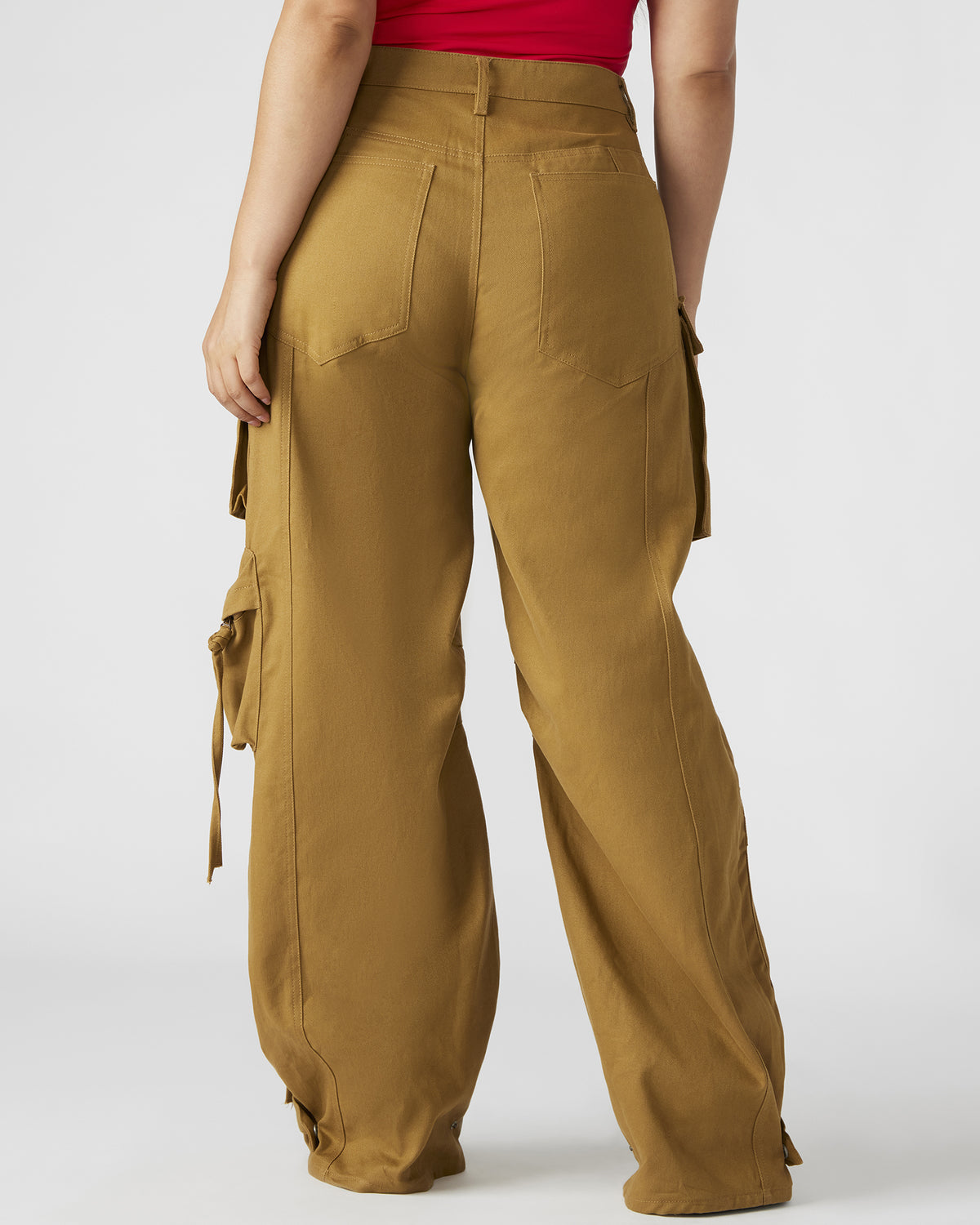 DUO Khaki Women's Utility Cargo Pants - Steve Madden